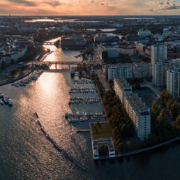 Bridges connecting Helsinki's south with its north.
