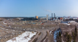 March 21, 2021 - Bioenergy heating plant
